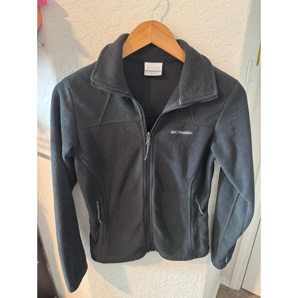 XS - Colombia Black Micro-fleece Jacket